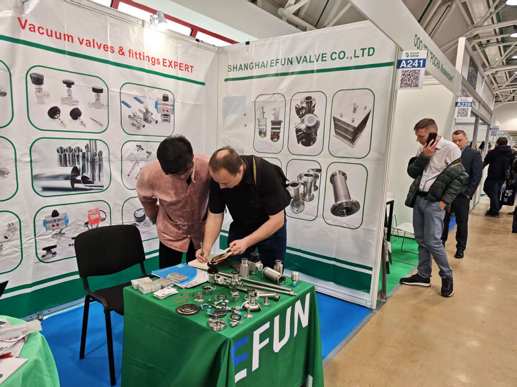 EFUN Valve at Vacuuum Techexpo Moscow